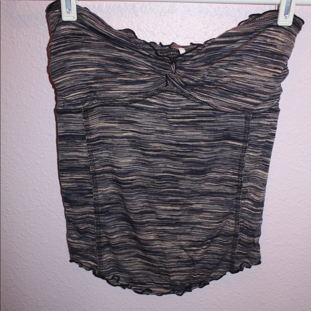 Free people strapless top